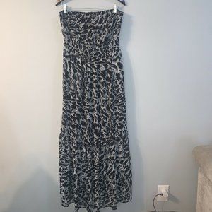 Lennie For Nina Leonard Women’s Animal Print Black And White Sleeveless Dress 16
